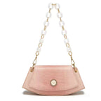 BOLSA FEMONINA FOXER TRANSVERSAL FEITA EM COURO GENUÍNO MODELO ROSE LUMIÈRE