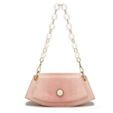 BOLSA FEMONINA FOXER TRANSVERSAL FEITA EM COURO GENUÍNO MODELO ROSE LUMIÈRE