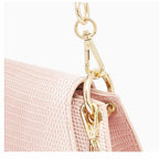 BOLSA FEMONINA FOXER TRANSVERSAL FEITA EM COURO GENUÍNO MODELO ROSE LUMIÈRE