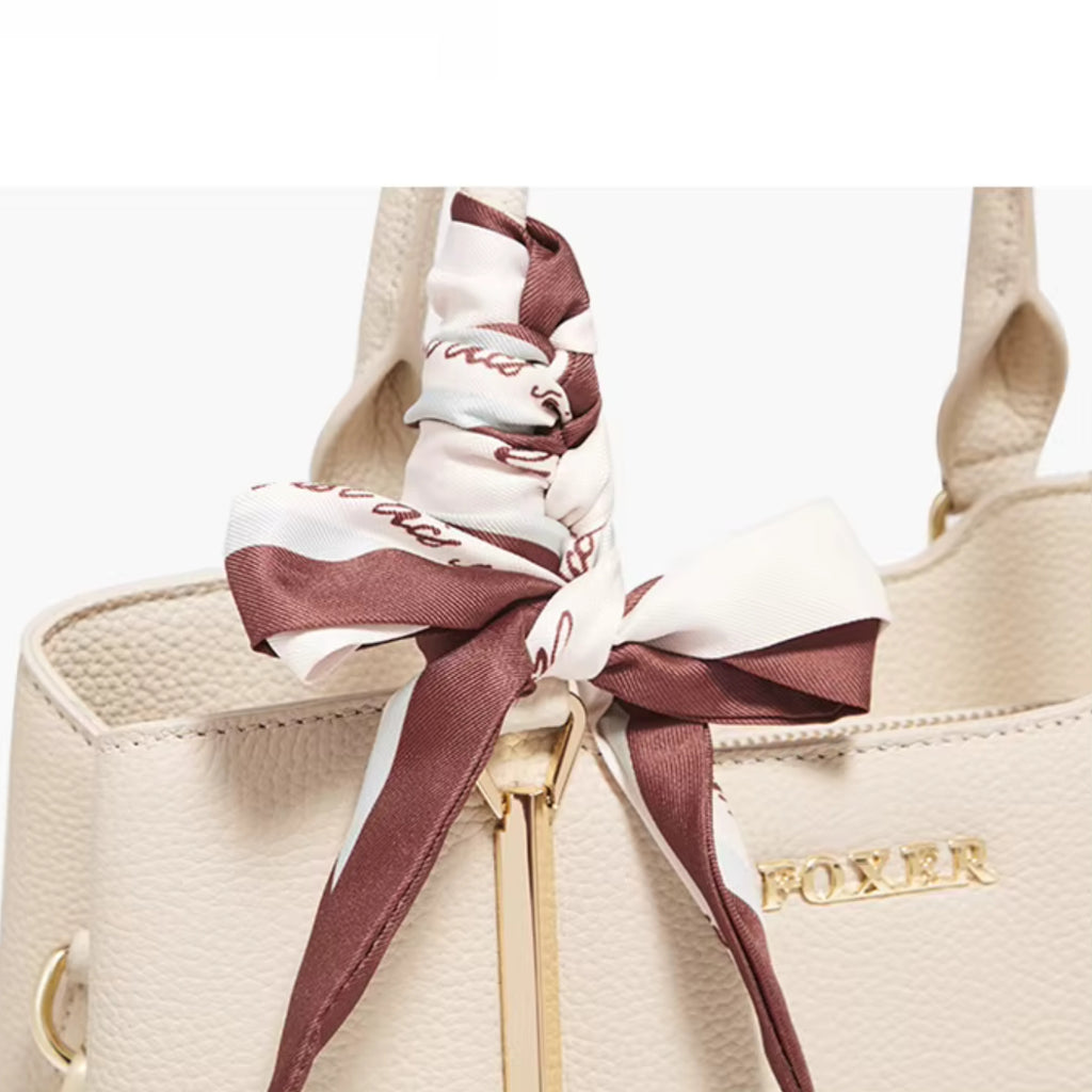 BOLSA FEMININA FOXER  FEITA EM COURO GENUÍNO MODELO FOXER SAINT-CLOUD