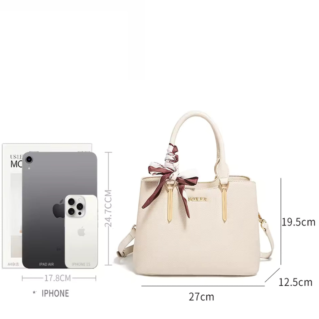 BOLSA FEMININA FOXER  FEITA EM COURO GENUÍNO MODELO FOXER SAINT-CLOUD