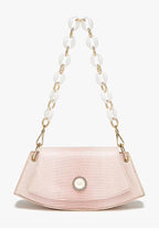 BOLSA FEMONINA FOXER TRANSVERSAL FEITA EM COURO GENUÍNO MODELO ROSE LUMIÈRE