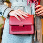 Bolsa Feminina Transversal Foxer Feita em couro Legítimo Modelo SolphRed