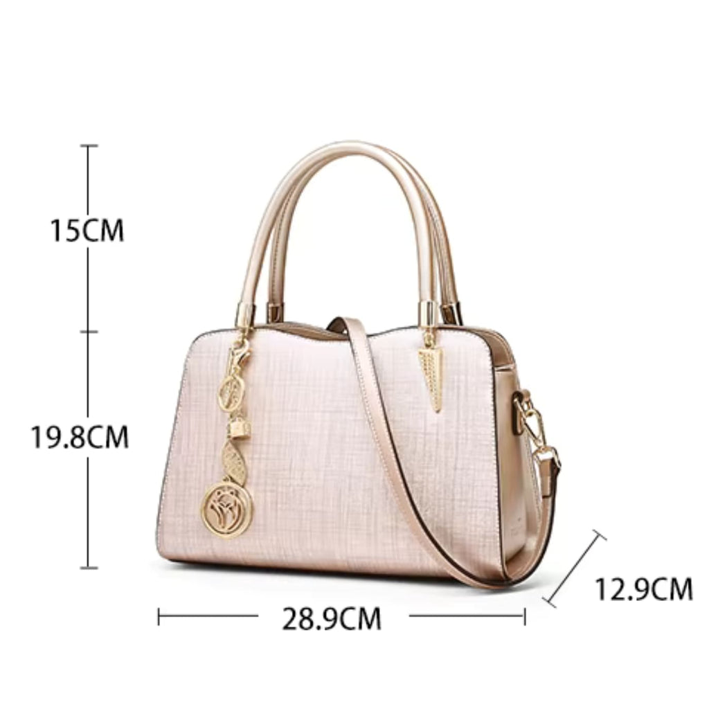 BOLSA FEMININA FOXER FEITA EM COURO GENUÍNO  MODELO  BELLA ROSÊ