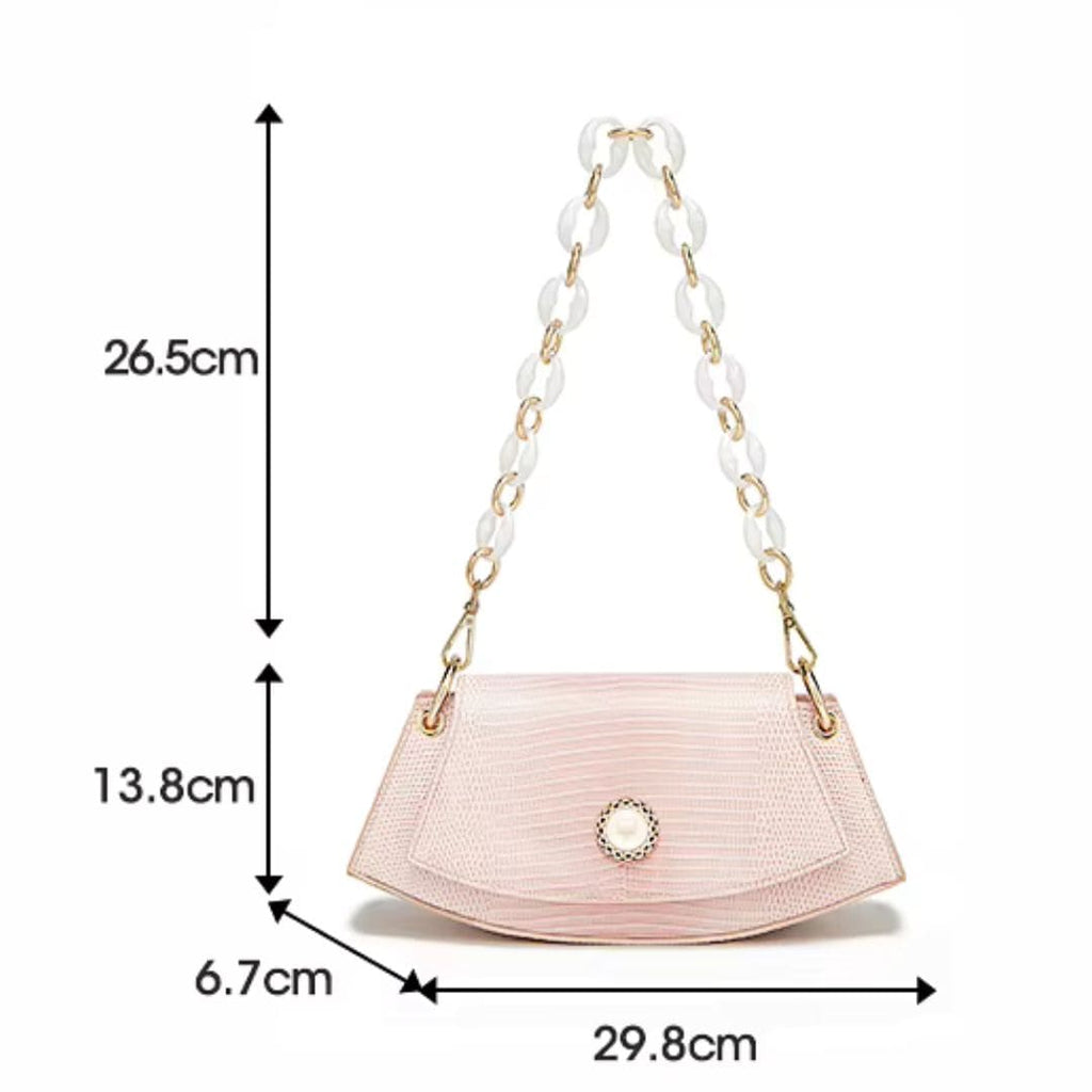 BOLSA FEMONINA FOXER TRANSVERSAL FEITA EM COURO GENUÍNO MODELO ROSE LUMIÈRE