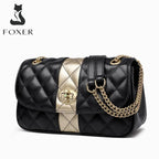 BOLSA FEMININA FOXER FEITA EM COURO GENUÍNO – MODELO BELLA TRELLUXE