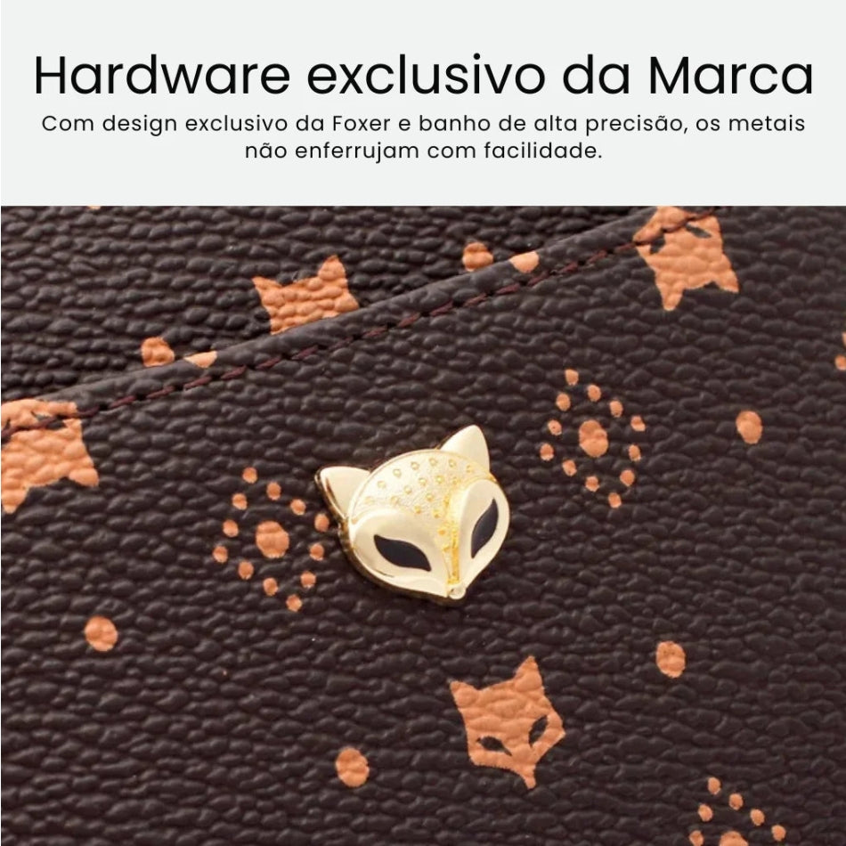 CARTEIRA FEMININA  FOXER FEITA EM COURO MODELO AVENUE MINI