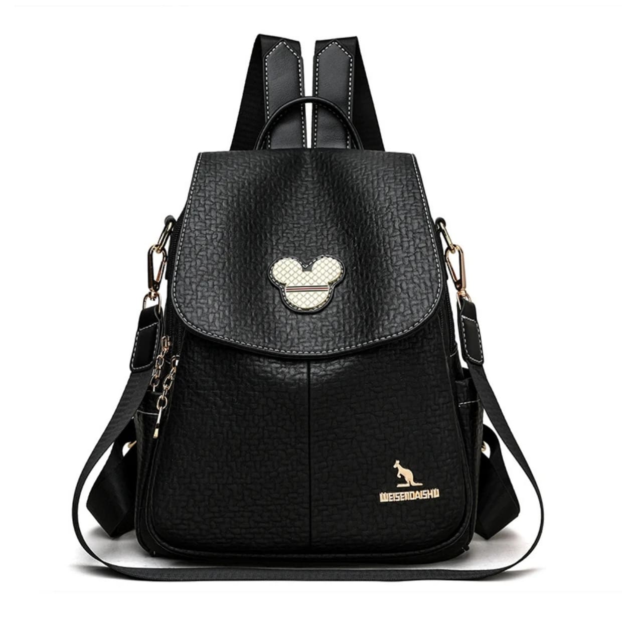 MOCHILA FEMININA SERENA BLACK – LINHA PREMIUM BELLA