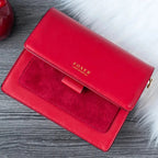 Bolsa Feminina Transversal Foxer Feita em couro Legítimo Modelo SolphRed