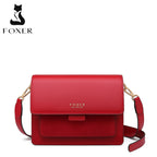 Bolsa Feminina Transversal Foxer Feita em couro Legítimo Modelo SolphRed