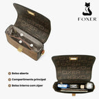 BOLSA FEMININA FOXER FEITA EM COURO REFINADO MODELO MARVEILLE