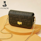 BOLSA FEMININA FOXER FEITA EM COURO REFINADO MODELO MARVEILLE