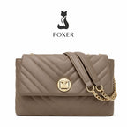 BOLSA FEMININA FOXER FEITA EM COURO GENUÍNO MODELO  CAMILLE PRESTIGE