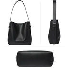 BOLSA FEMININA EM COURO  FOXER MODELO VALENCIA BLACK