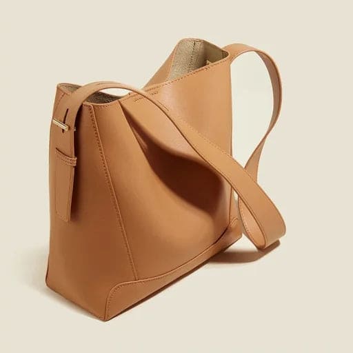 BOLSA FEMININA EM COURO  FOXER MODELO VALENCIA BROWN