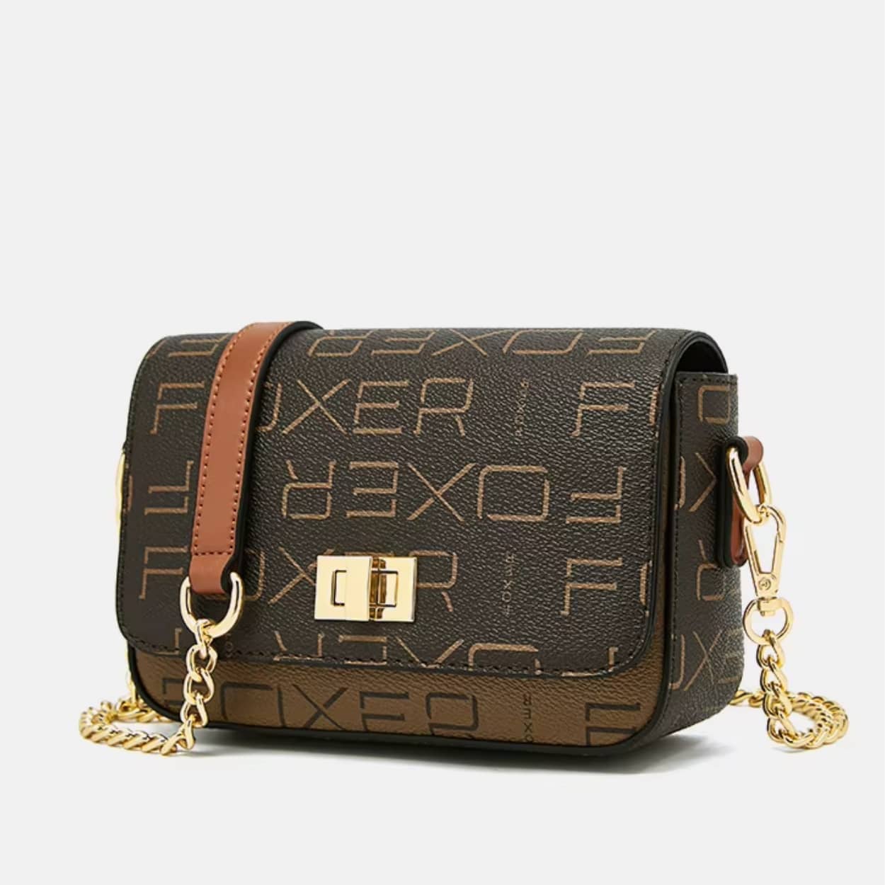 BOLSA TRANSVERSAL FOXER MODELO LADY BROWN