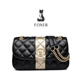 BOLSA FEMININA FOXER FEITA EM COURO GENUÍNO – MODELO BELLA TRELLUXE