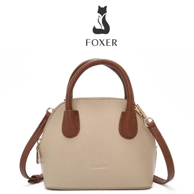 BOLSA DE OMBRO FEMININA FOXER MODELO MARCELLINE TREILLIS