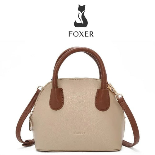 BOLSA DE OMBRO FEMININA FOXER MODELO MARCELLINE TREILLIS