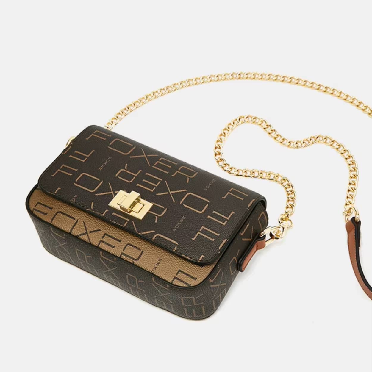 BOLSA TRANSVERSAL FOXER MODELO LADY BROWN