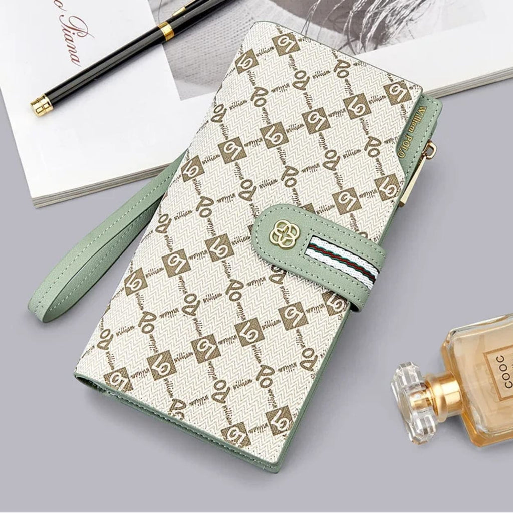 CARTEIRA FEMININA EM COURO  MODELO SUPREME -LINHA WILLIAN POLLO