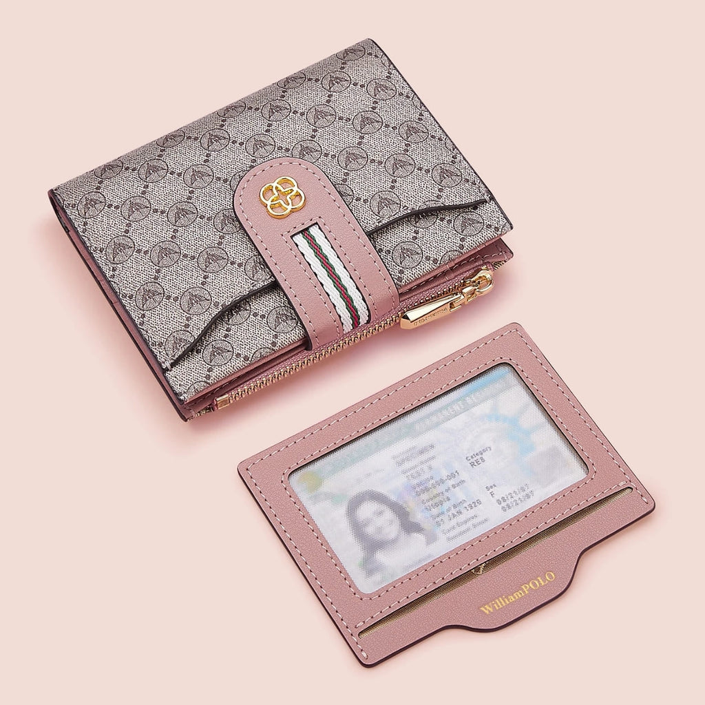 CARTEIRA FEMININA  EM COURO  MODELO BELLA D' ROYALE -LINHA WILLIAM POLO