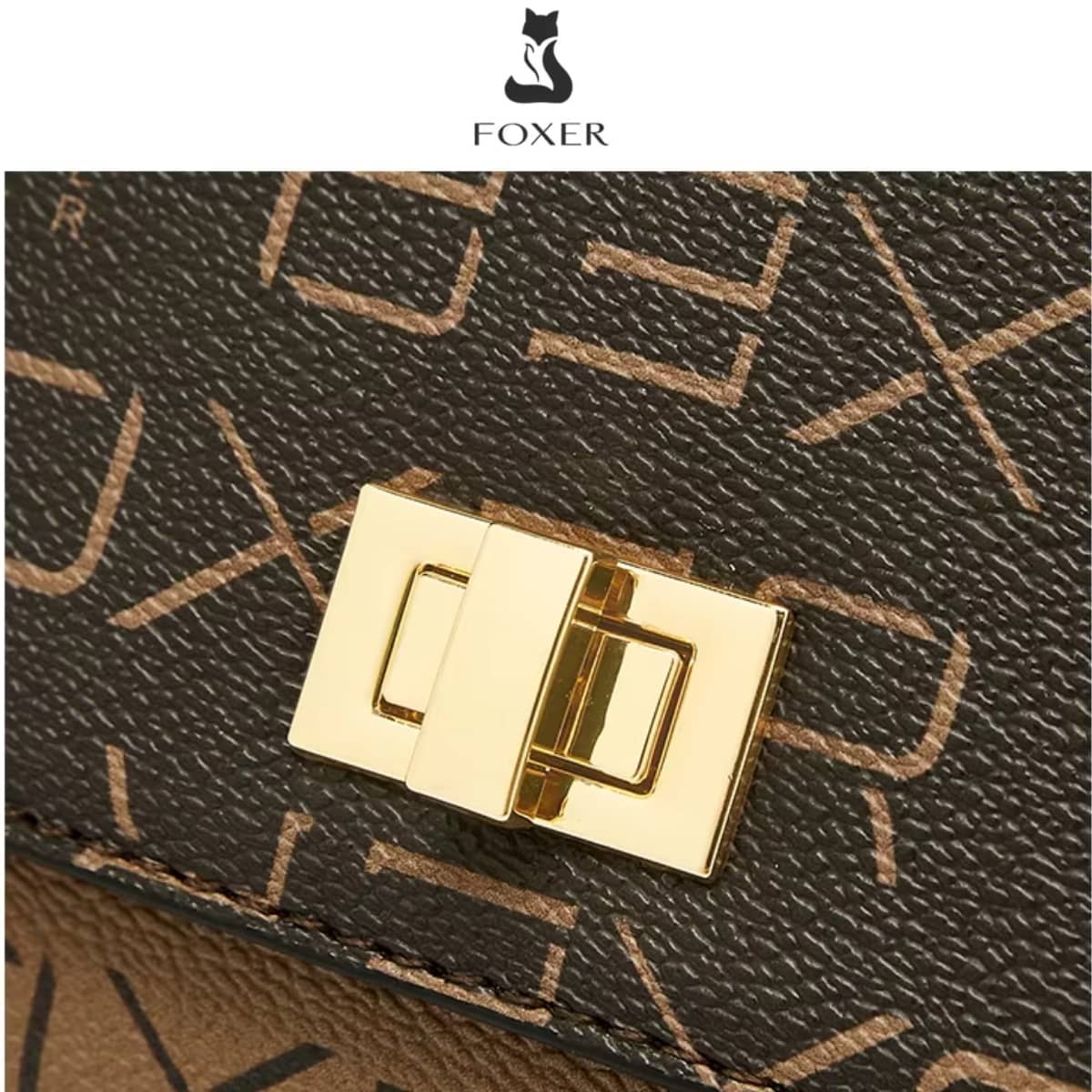 BOLSA TRANSVERSAL FOXER MODELO LADY BROWN