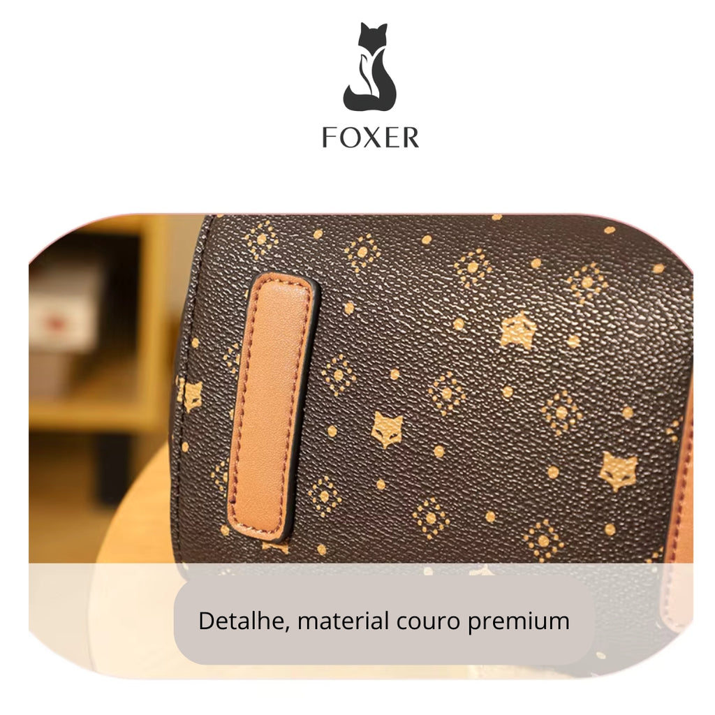 BOLSA DE OMBRO TRANSVERSAL FEMININA FOXER MODELO VELIN
