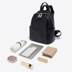 MOCHILA FEMININA FOXER FEITA EM COURO MODELO ÉLÉGANCE BLACK – LINHA PREMIUM