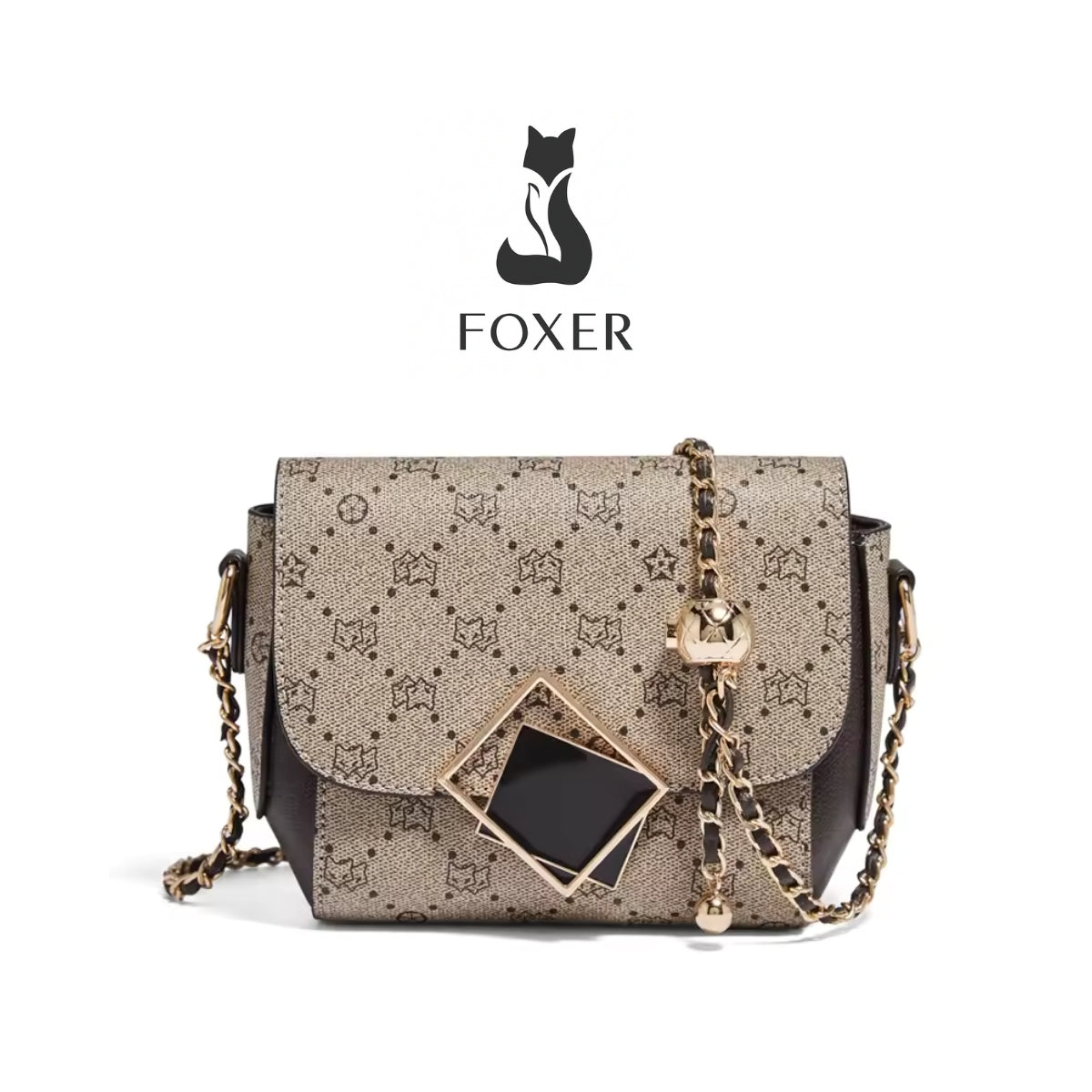 BOLSA DE OMBRO TRANSVERSAL FEMININA FOXER MODELO VELIN