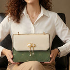 BOLSA FEMININA FOXER FEITAM EM COURO REFINADO MODELO BELLA DUO CHARM