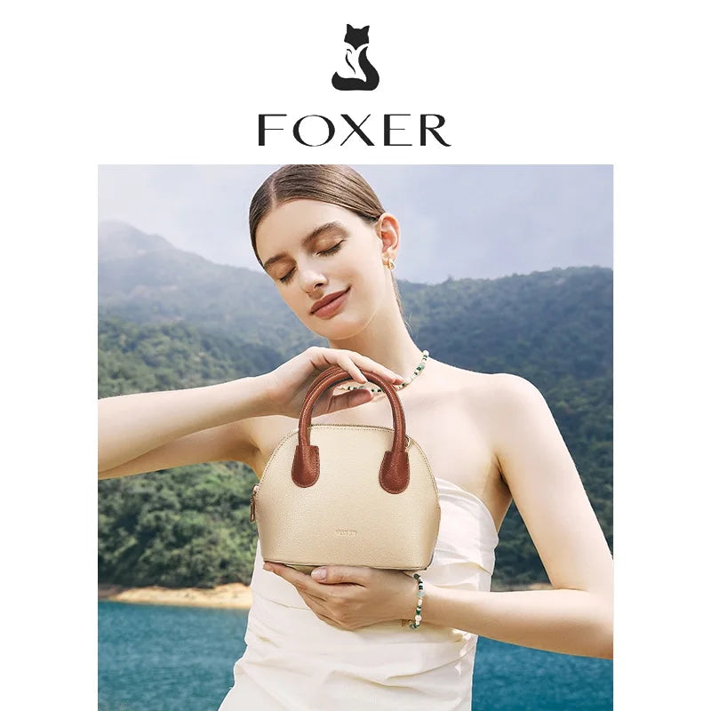 BOLSA DE OMBRO FEMININA FOXER MODELO MARCELLINE TREILLIS