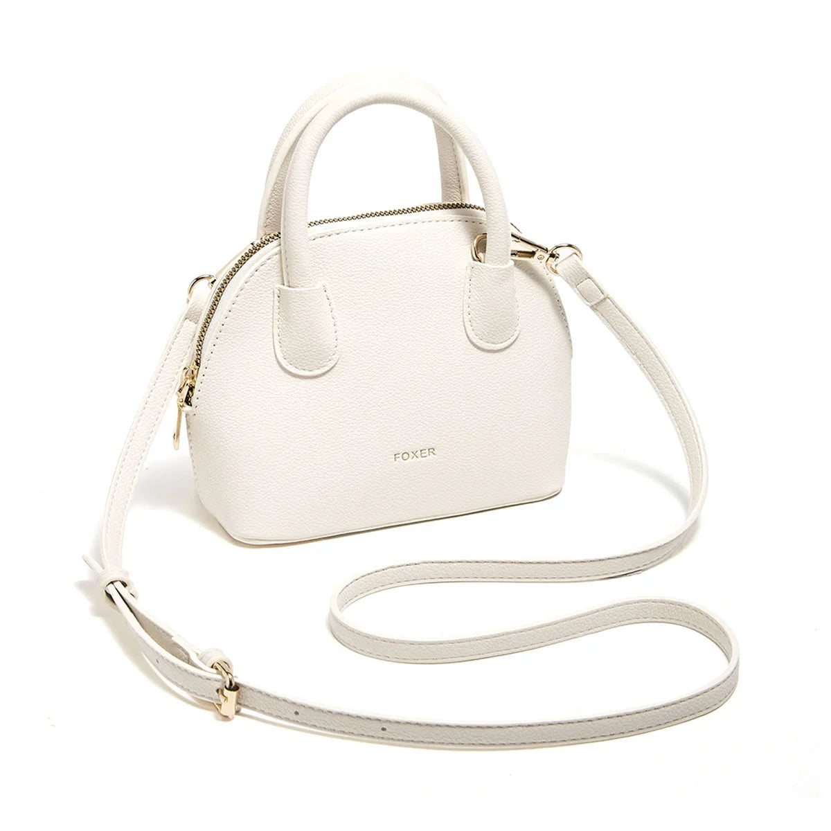 BOLSA DE OMBRO FEMININA FOXER MODELO MARCELLINE TREILLIS