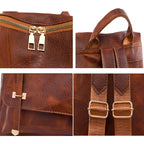 FOXER Brand Fashion Women's Travel Backpack Large Capacity Waterproof Shoulder Bag Casual Female Multi-layer Multifunctional Bag