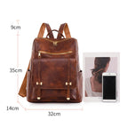 FOXER Brand Fashion Women's Travel Backpack Large Capacity Waterproof Shoulder Bag Casual Female Multi-layer Multifunctional Bag