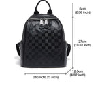 MOCHILA FEMININA FOXER FEITA EM COURO MODELO ÉLÉGANCE BLACK – LINHA PREMIUM
