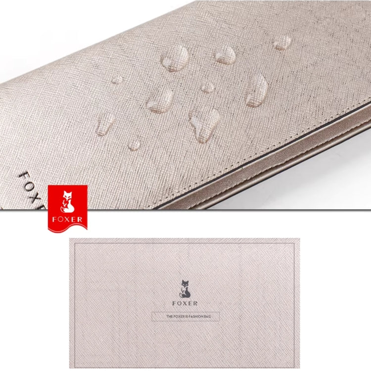 CARTEIRA FEMININA LONGA FOXER FEITA EM CORO REFINADO MODELO MADELEINE