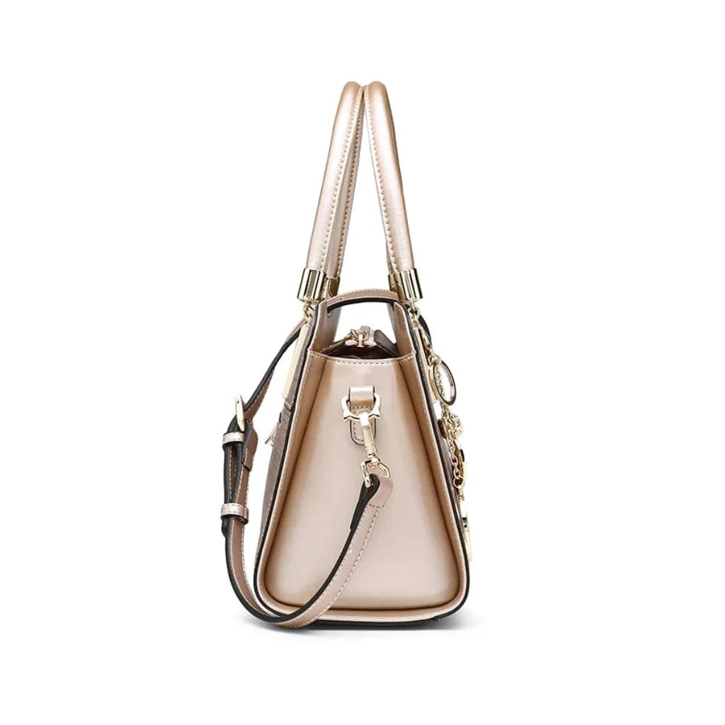 BOLSA FEMININA FOXER FEITA EM COURO GENUÍNO  MODELO  BELLA ROSÊ