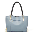 BOLSA FEMININA FOXER FEITA EM COURO GENUÍNO– MODELO CROWN LUXE BLUE