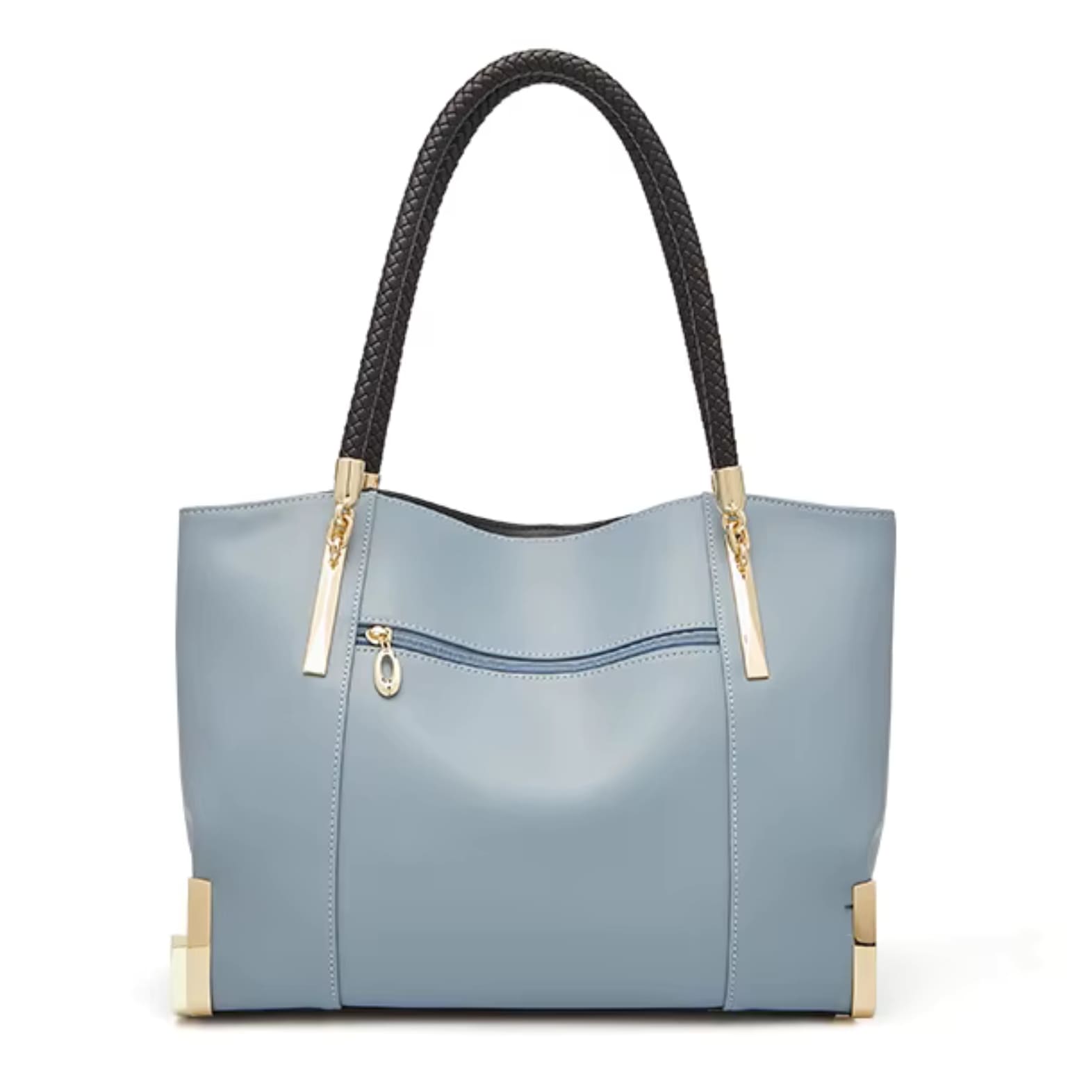 BOLSA FEMININA FOXER FEITA EM COURO GENUÍNO– MODELO CROWN LUXE BLUE