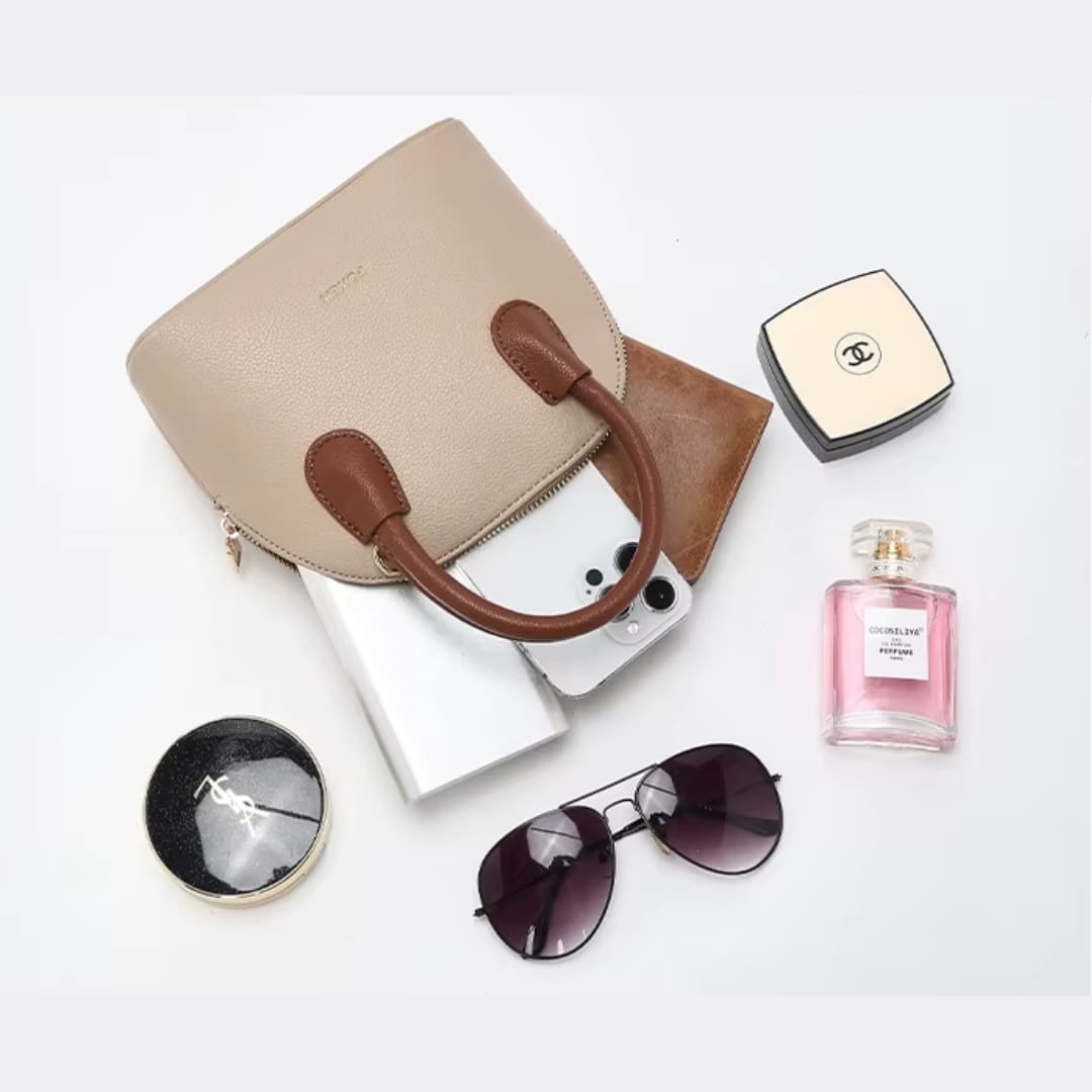 BOLSA DE OMBRO FEMININA FOXER MODELO MARCELLINE TREILLIS