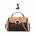 BOLSA FEMININA FOXER FEITA EM COURO REFINADO MODELO CÉLINEA BROWN