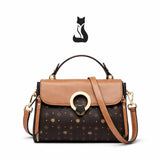 BOLSA FEMININA FOXER FEITA EM COURO REFINADO MODELO CÉLINEA BROWN