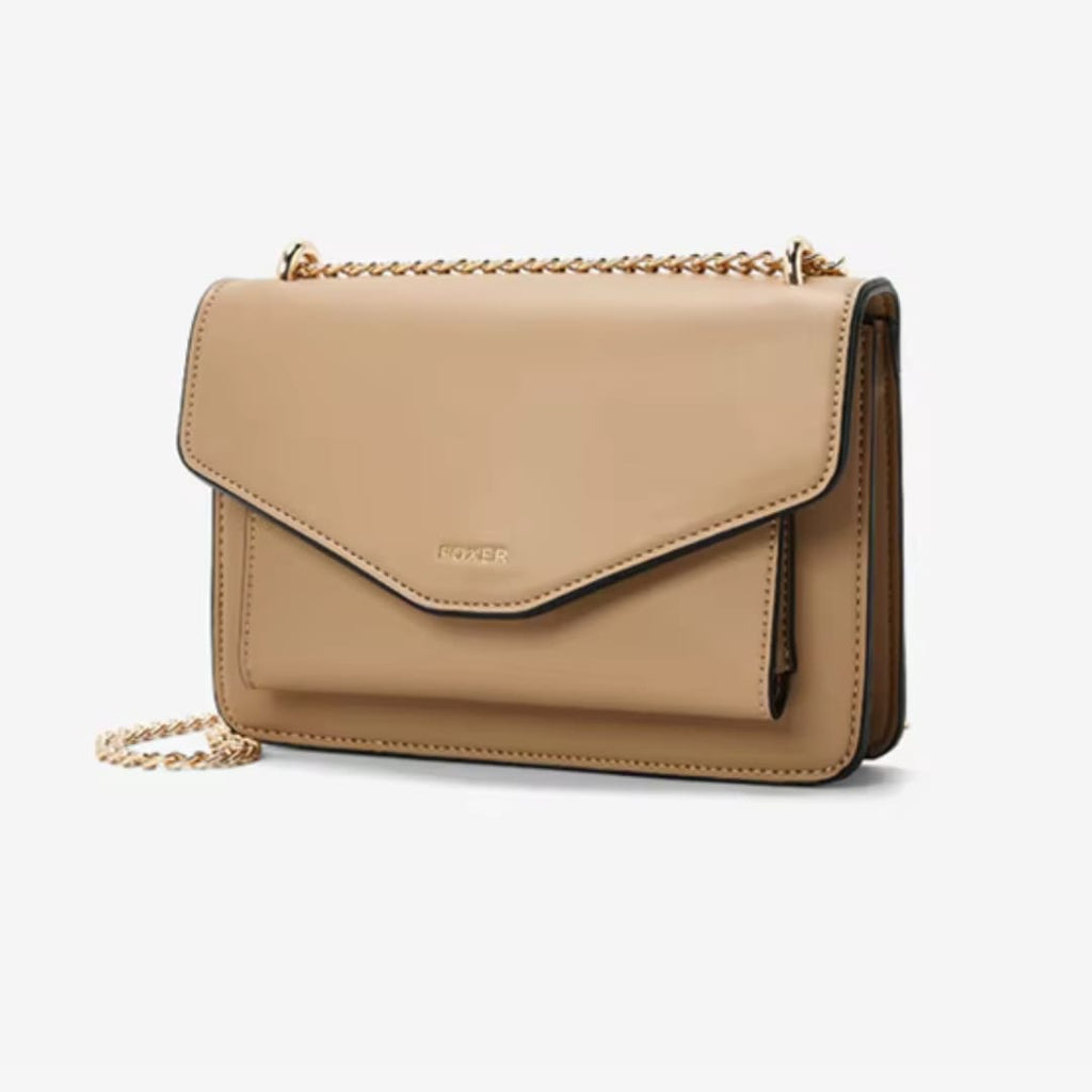 BOLSA FEMININA TYRANSVERSAL FOXER FEITA EM COURO REFINADO MODELO ARVELLE