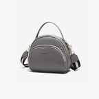 BOLSA FEMININA FOXER FEITA EM COURO GEMUÍNO MODELO RIVELLE GRAY