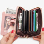 CARTEIRA FEMININA FOXER FEITA EM COURO GENUÍNO MODELO DALPHNE