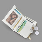 CARTEIRA FEMININA EM COURO GENUINO MODELO ICONIC -LINHA WILLIAM POLO