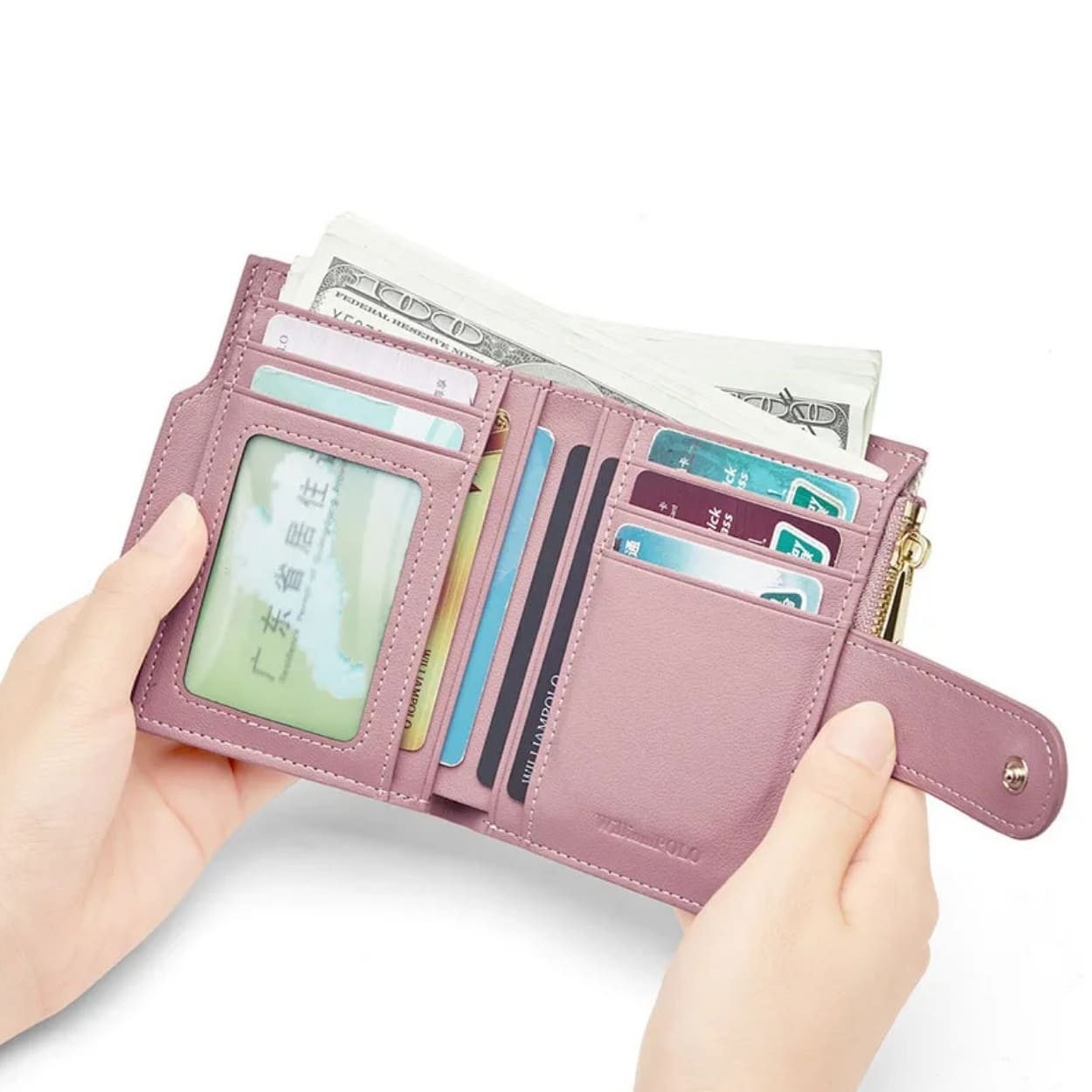 CARTEIRA FEMININA WILLIAM POLO MODELO RIVOLI - LINHA WILLIAM POLO