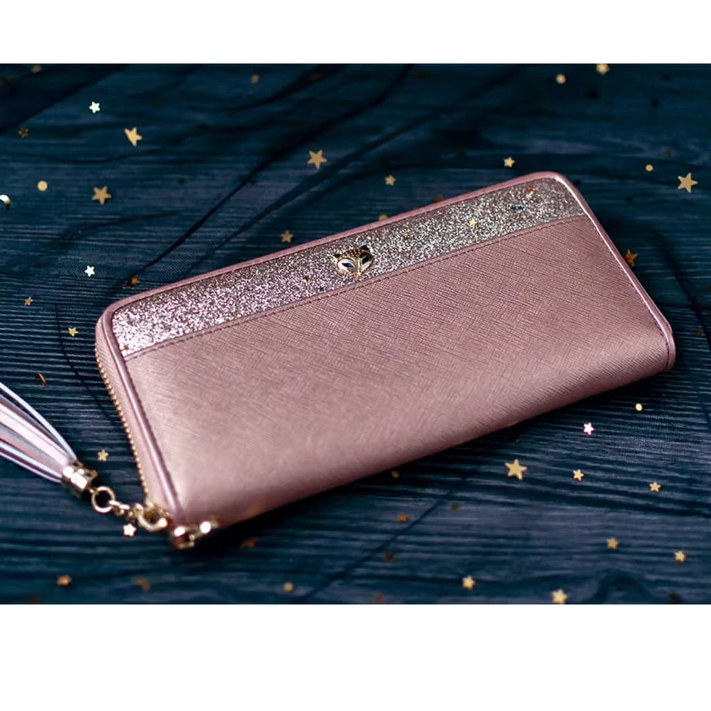 CARTEIRA FEMININA  FOXER FEITA EM COURO GENUÍNO MODELO  VELISSE ROSÉ