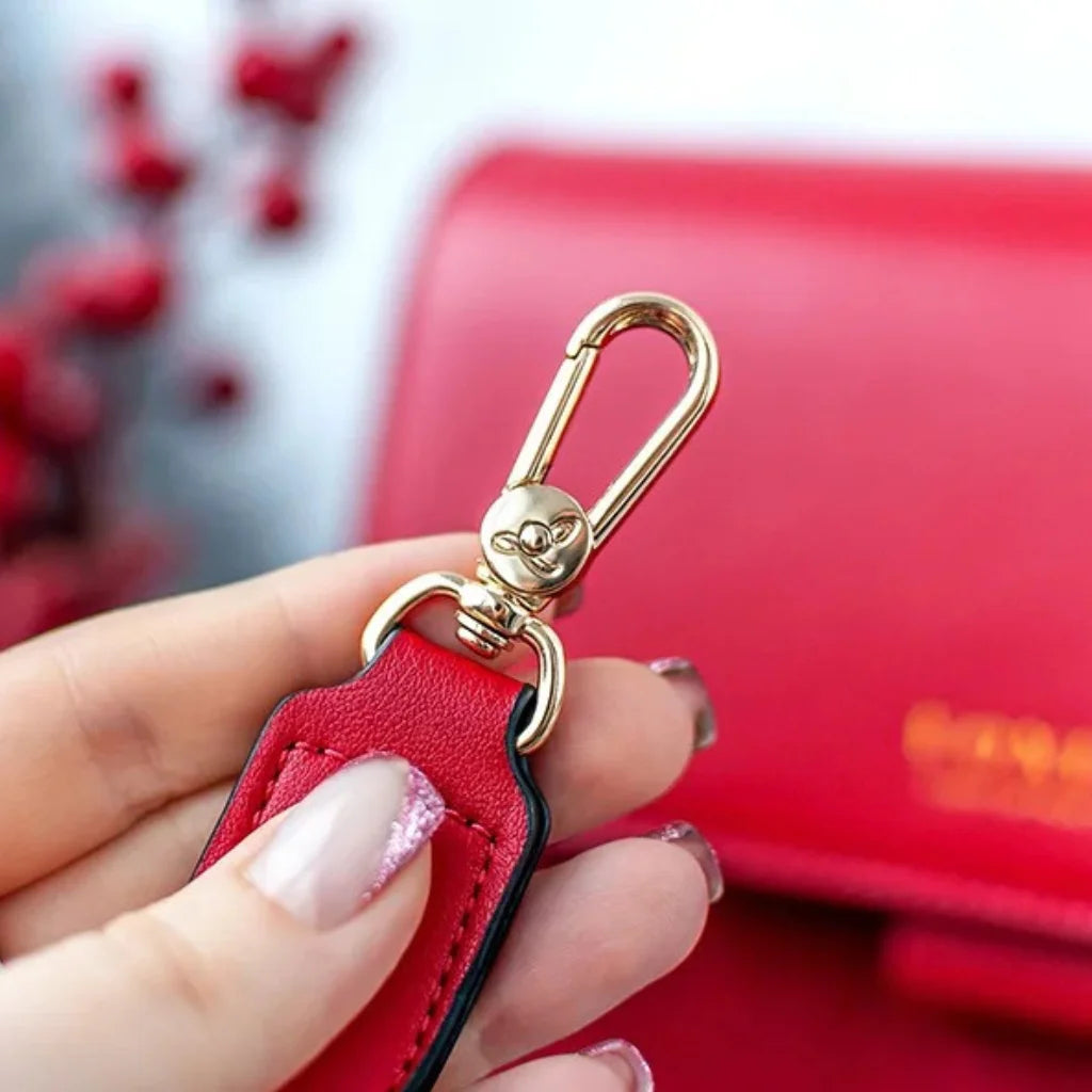 Bolsa Feminina Transversal Foxer Feita em couro Legítimo Modelo SolphRed